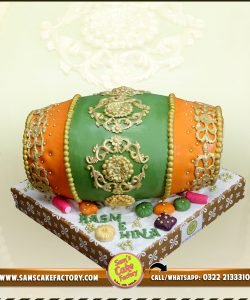 wedding dhol cake